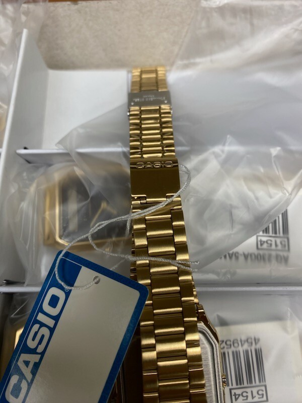 Casio Vintage Analog Digital Brown Dial Casual Quartz Unisex Watch AQ-230GA-5A