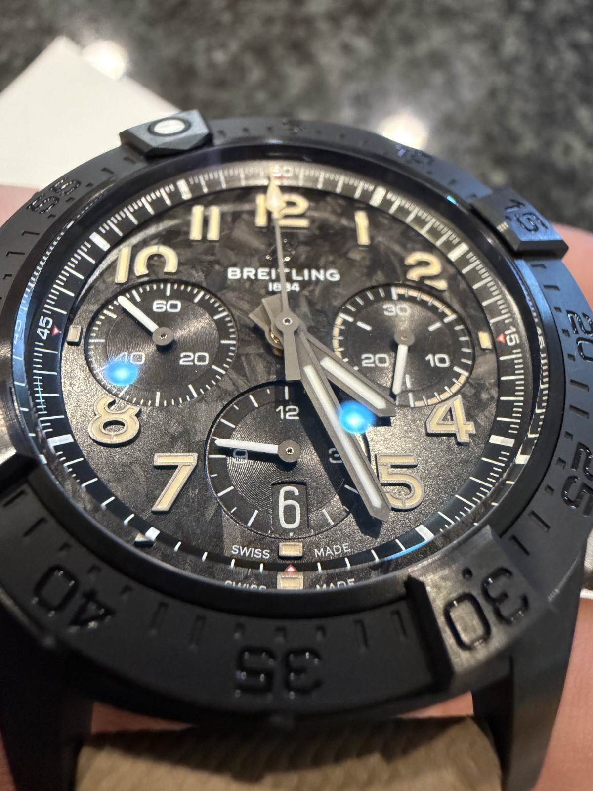 Breitling Avenger B01 42mm Night Mission Black Dial Men’s Watch SB0146101B1X1
