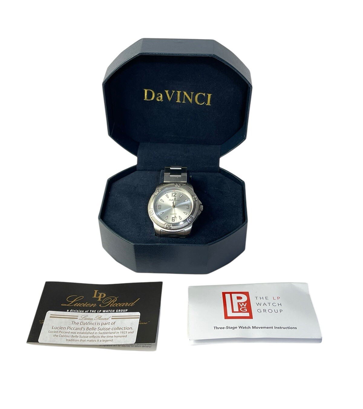 Lucien Piccard Da Vinci Belle Suisse BS1002SL Wristwatch NEW