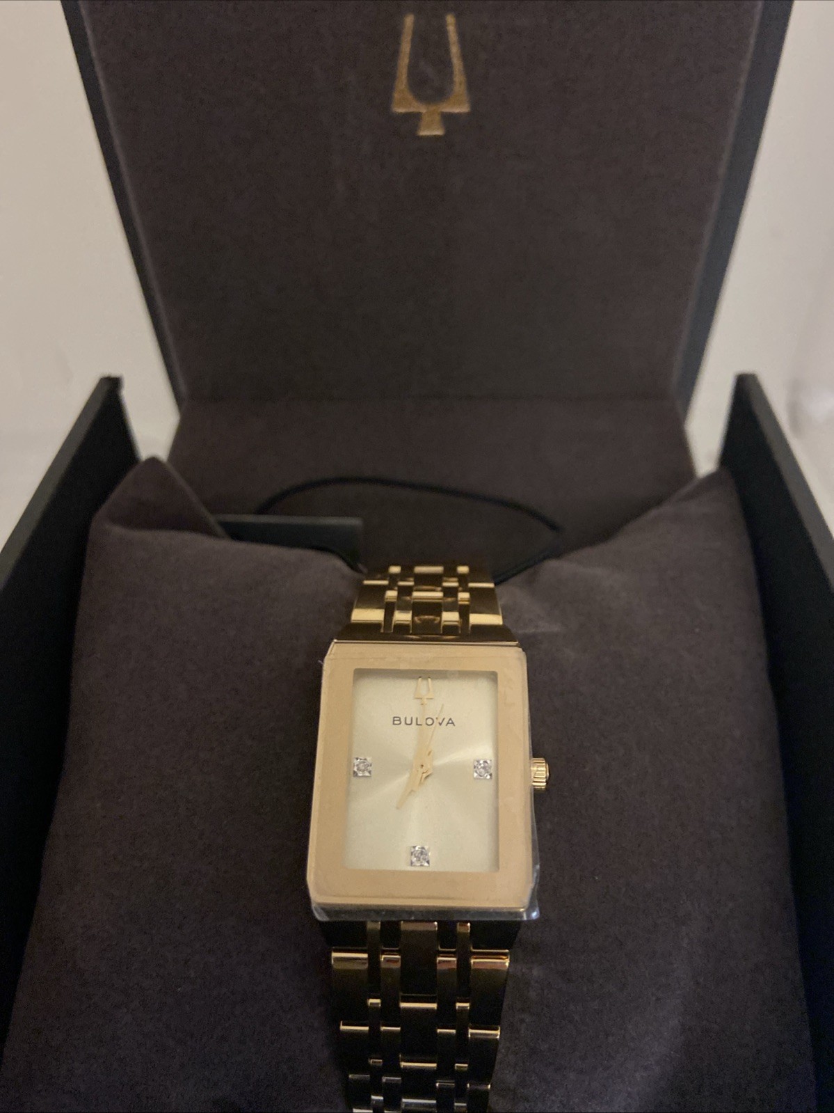 Bulova 97P140 20.5mm Gold Stainless Steel Women’s Wristwatch