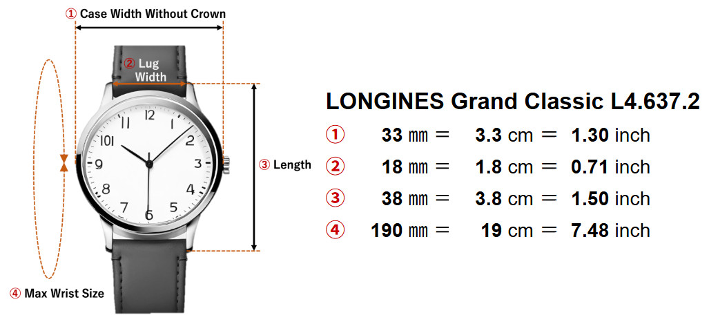 [EXC+5] LONGINES Grand Classic L4.637.2 33mm Gold Dial Quartz Men’s Watch