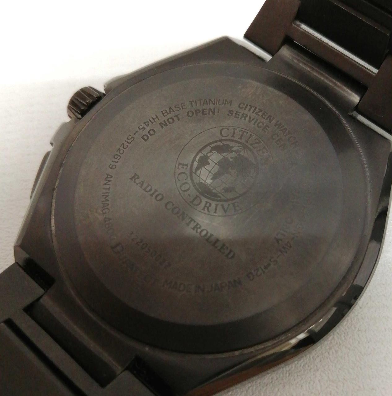 CITIZEN ATTESA CB0215-51E Eco-Drive Radio Titanium Watch Box