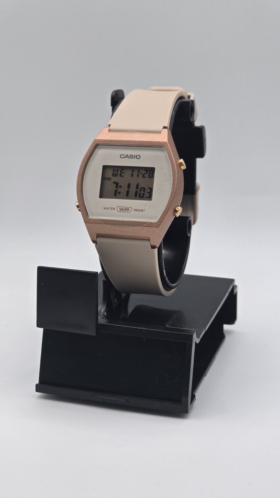 Casio LW204-4A Women’s POP Pink Rose Gold Alarm Chronograph Digital Watch