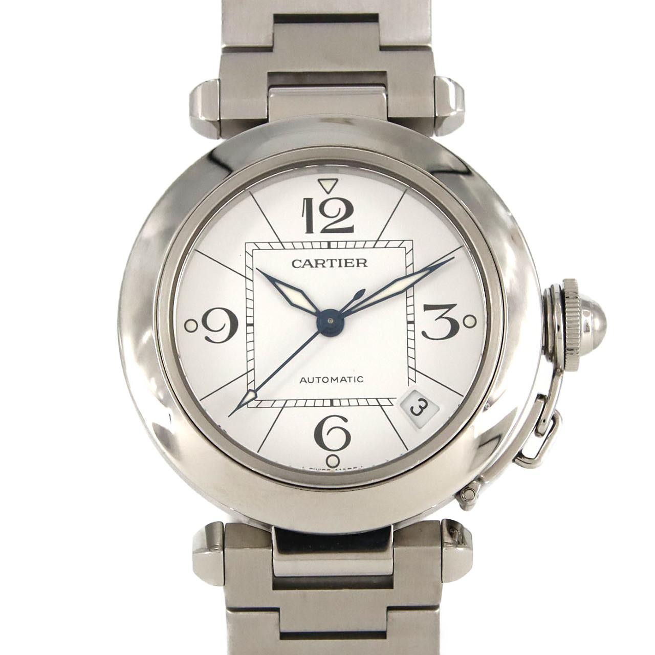 Authentic Cartier Pasha C W31074M7 Stainless Steel Mechanical Automatic #230…