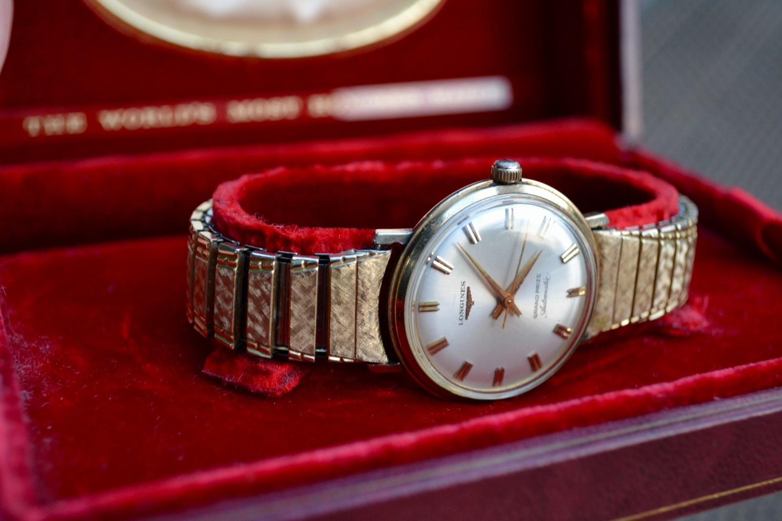 1960s Longines Grand Prize 10K Gold Fill Automatic Watch – Working