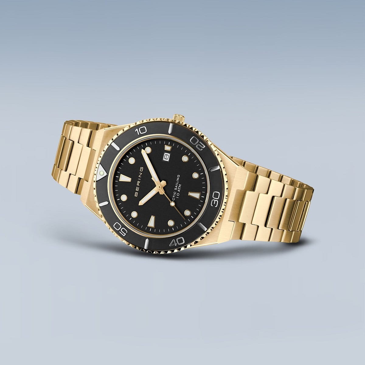 Gents Bering Watch – Classic | Polished/Brushed Gold | 18940-732