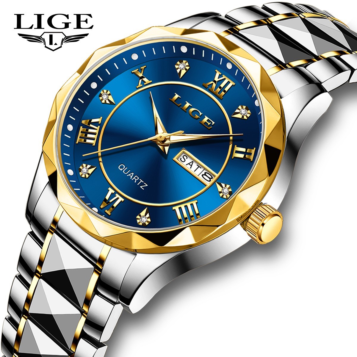 Waterproof Men Watch Stainless Steel Luminous Classic Business Quartz Wristwatch