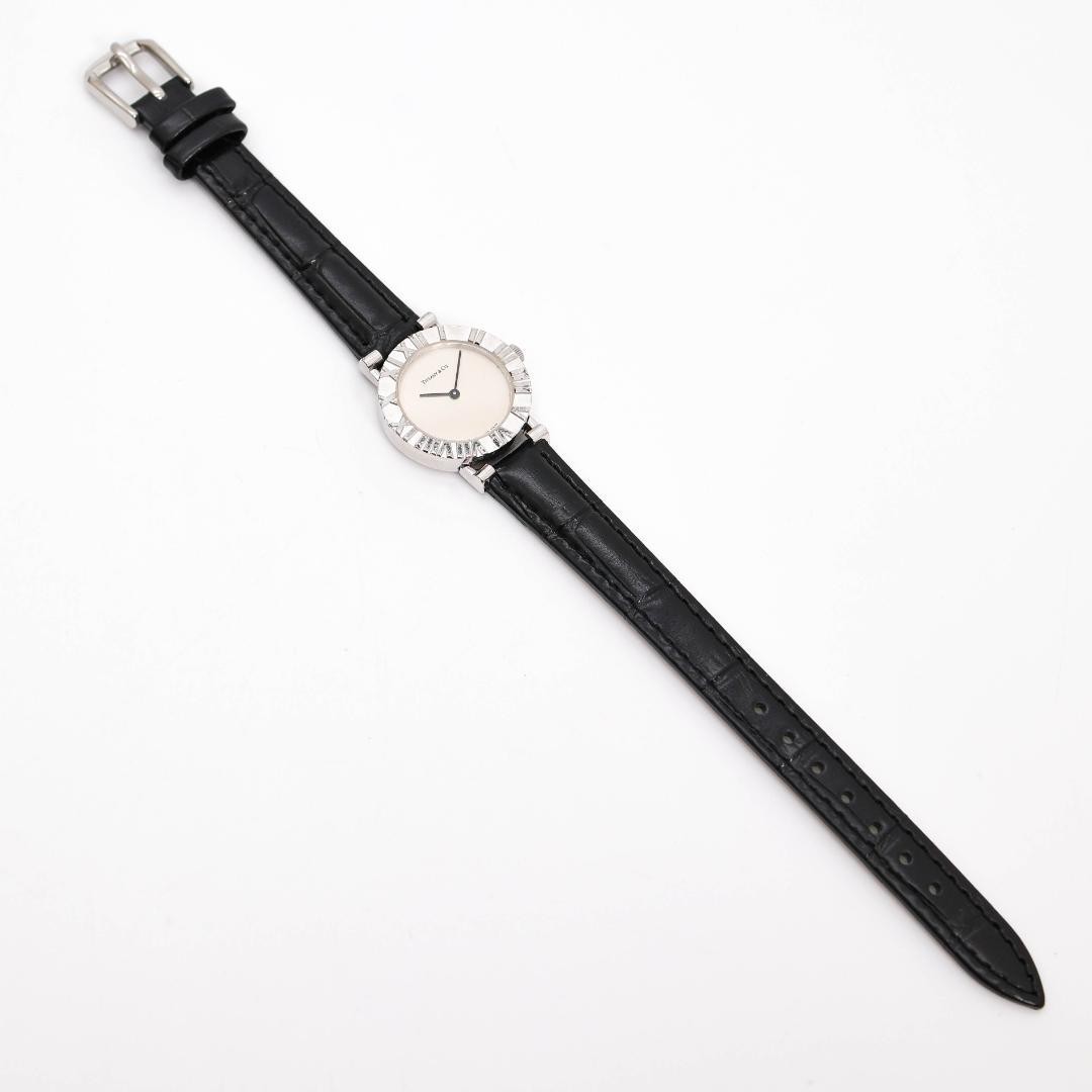 Operational TIFFANY Co. Atlas wristwatch silver 925 Roman 3827