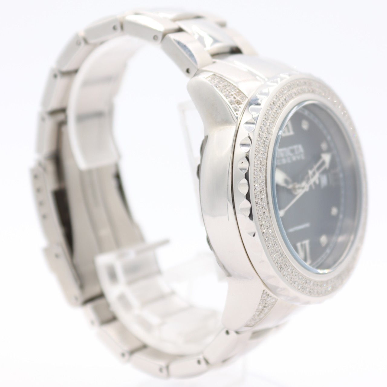 47mm Invicta Subaqua Elite Diamond 22693 LE Swiss Automatic Wristwatch Steel