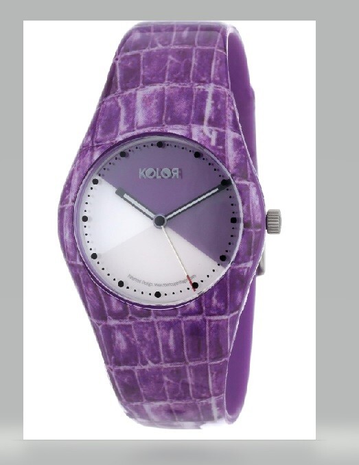 Noon KOLOR Copenhagen Watch-Purple Tartan-Water Resistant-Sealed Original Box