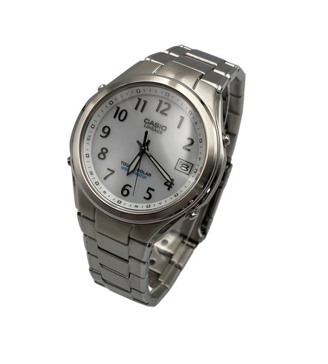 CASIO Wristwatch Lineage Radio Solar LIW 120DEJ 7A2JF Used D4 From JAPAN