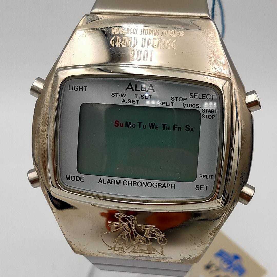 Rare Alba Y735 Universal Studios Japan Grand Opening 2001 Limited Edition Watch