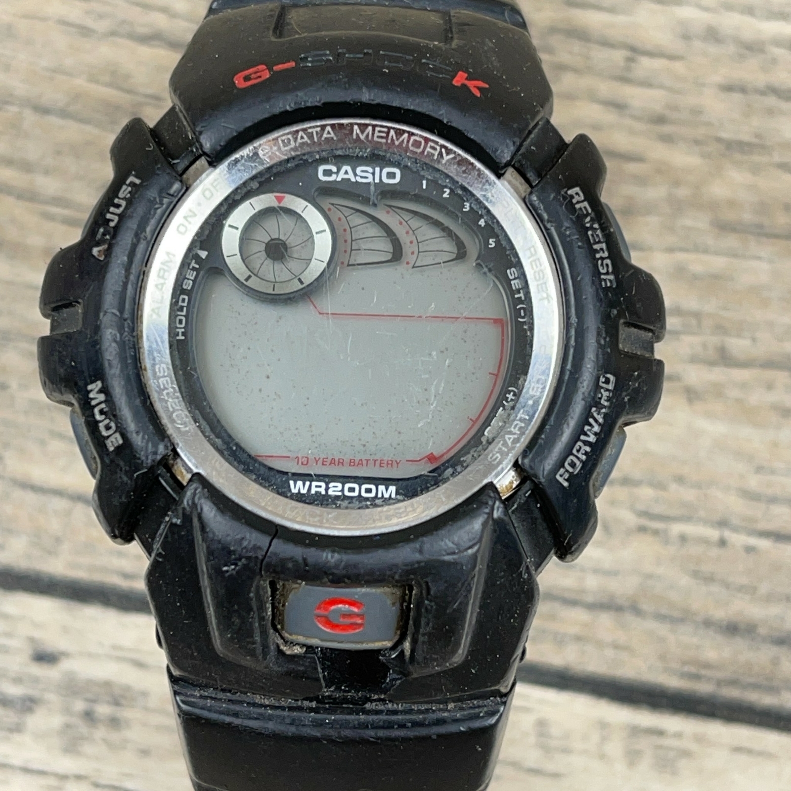 Casio G-Shock G2900F-1V Black Resin Wristwatch Please See Pictures & Description