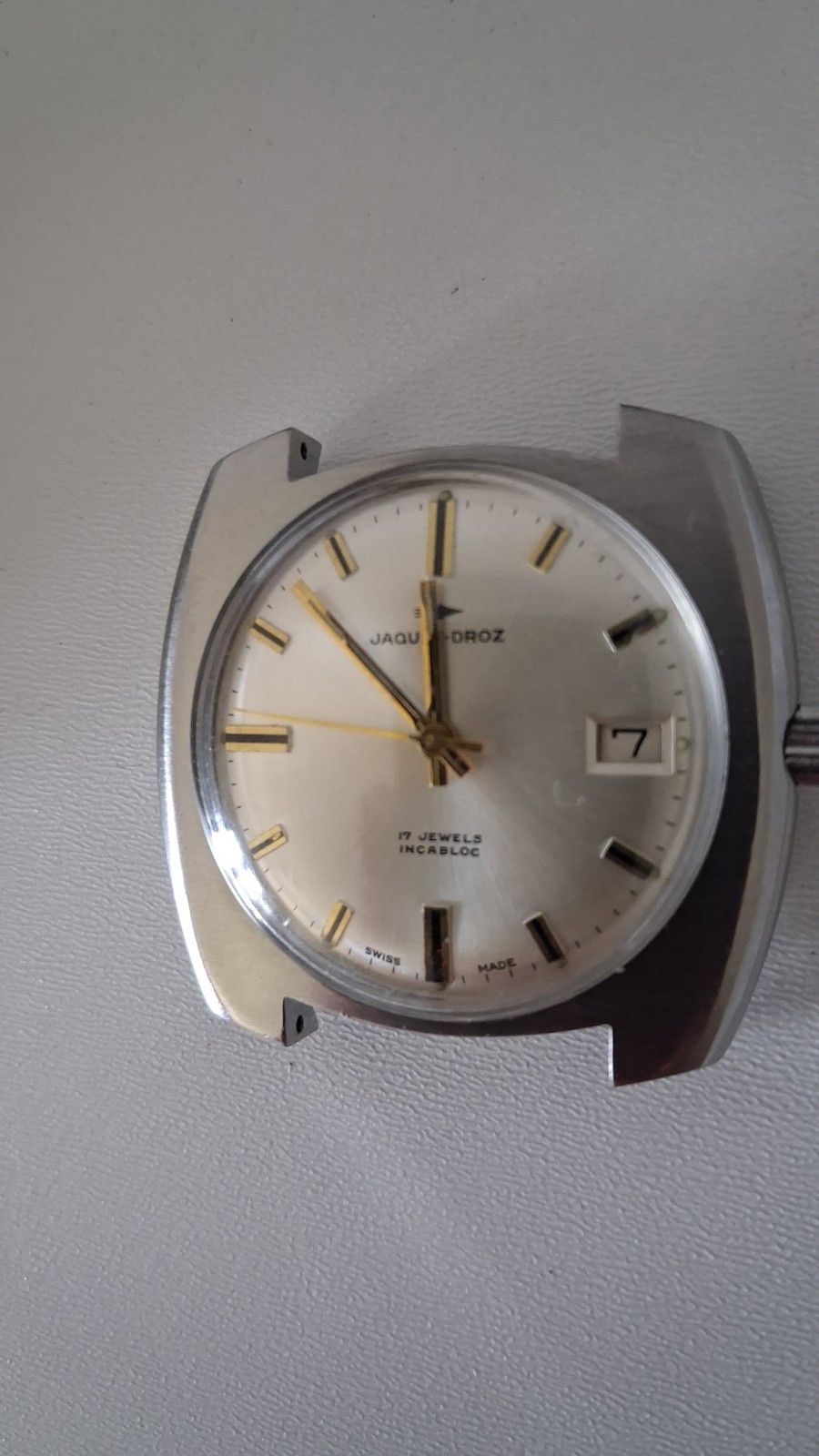 Jaquet Droz Vintage Watch 17 Jewels Incabloc AS ST 1950/51 Movement