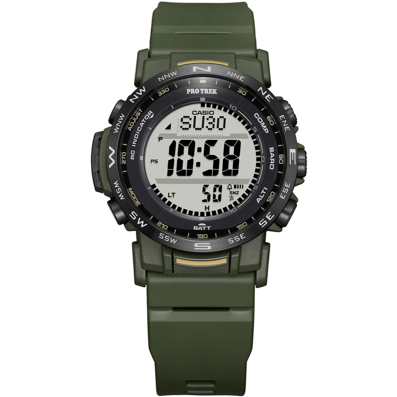 CASIO PRO TREK PRW-35Y-3BJF Climber Line Triple Sensor Radio Solar Watch 44.6mm