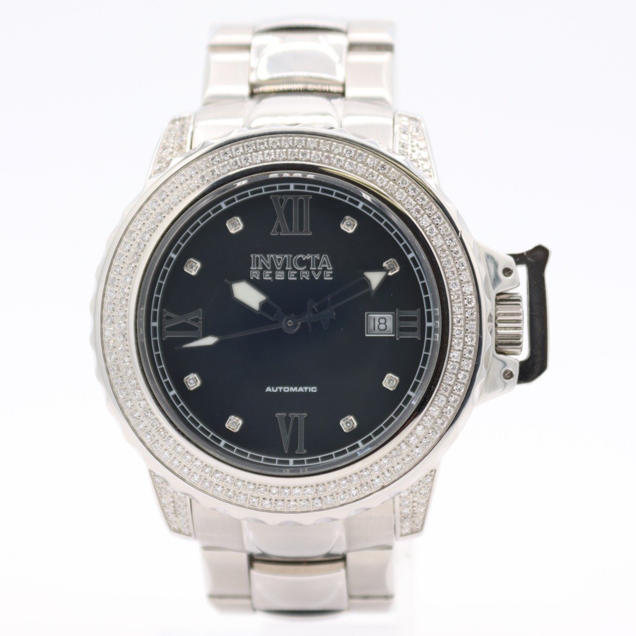 47mm Invicta Subaqua Elite Diamond 22693 LE Swiss Automatic Wristwatch Steel