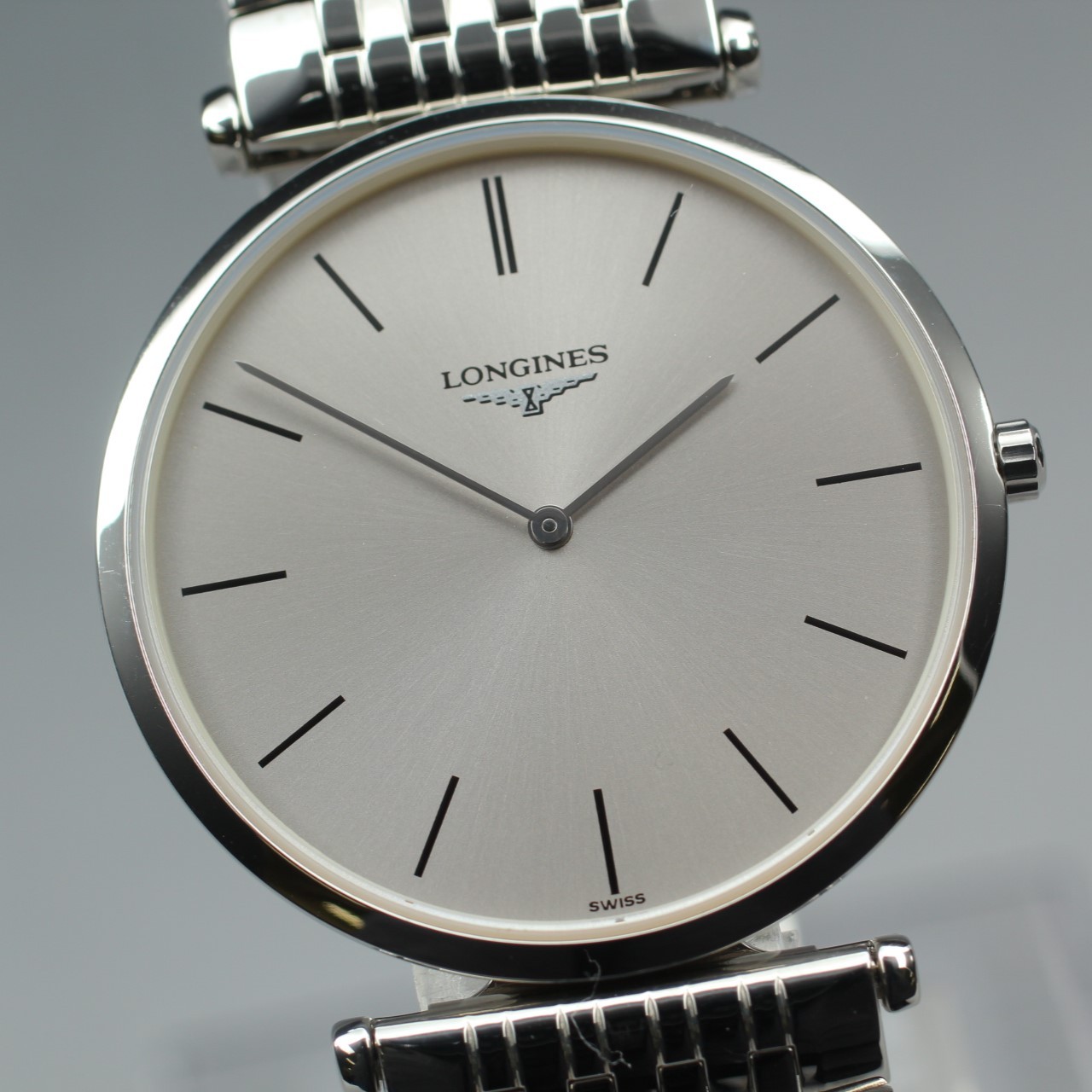 [Near Mint w/ Papers] Longines Grand Classic L4.709.4 Silver Quartz Men’s Watch