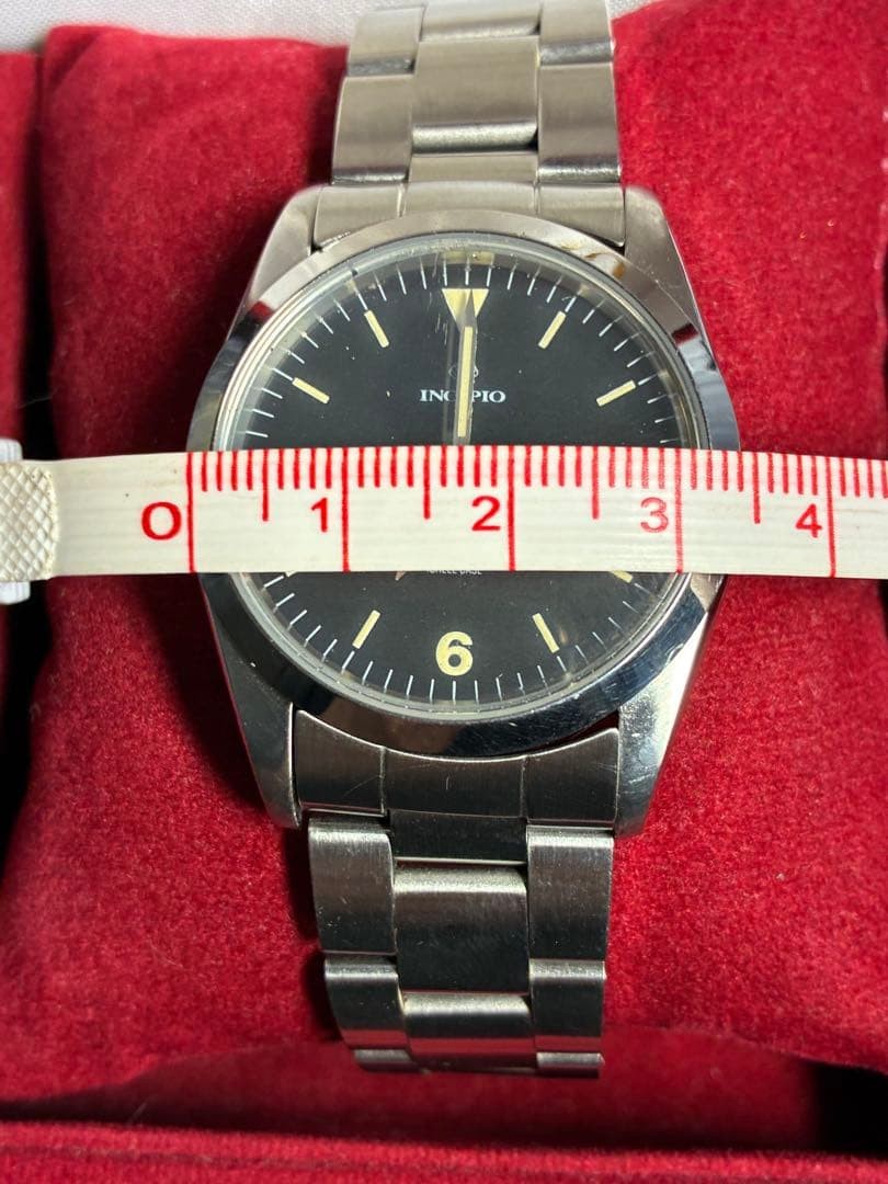 Junk Incipio 2 Explorer 1016 Manual Wind Watch Boxed Wrist 23cm9.1in Not Working