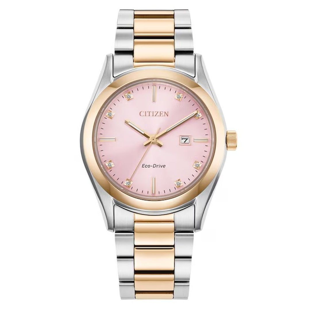 Citizen Women’s Rose Two-Tone Eco-Drive Watch EW2706-58X