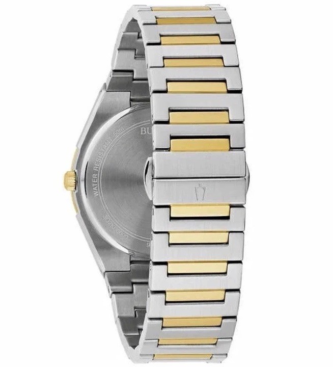 Bulova Classic Two-Tone Stainless Steel Quartz Men’s Watch 98B424 NEW
