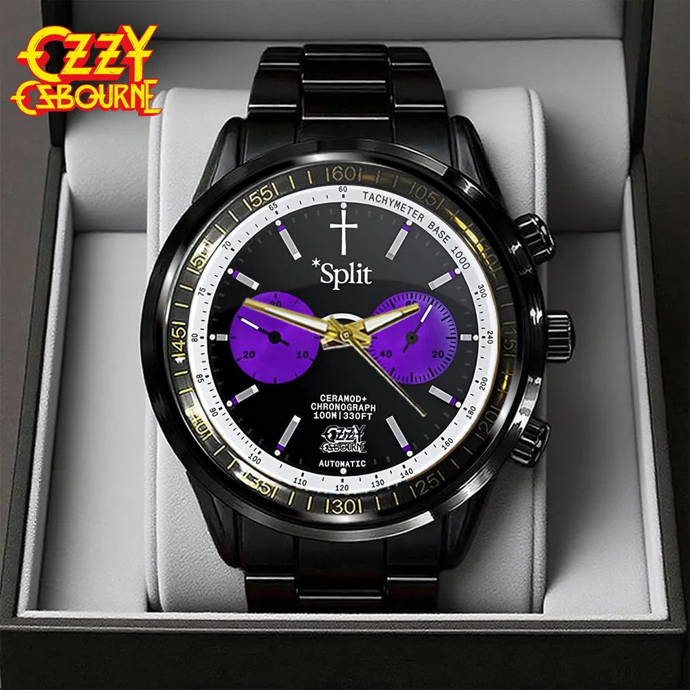 Osbourne Black Stainless Steel Watch