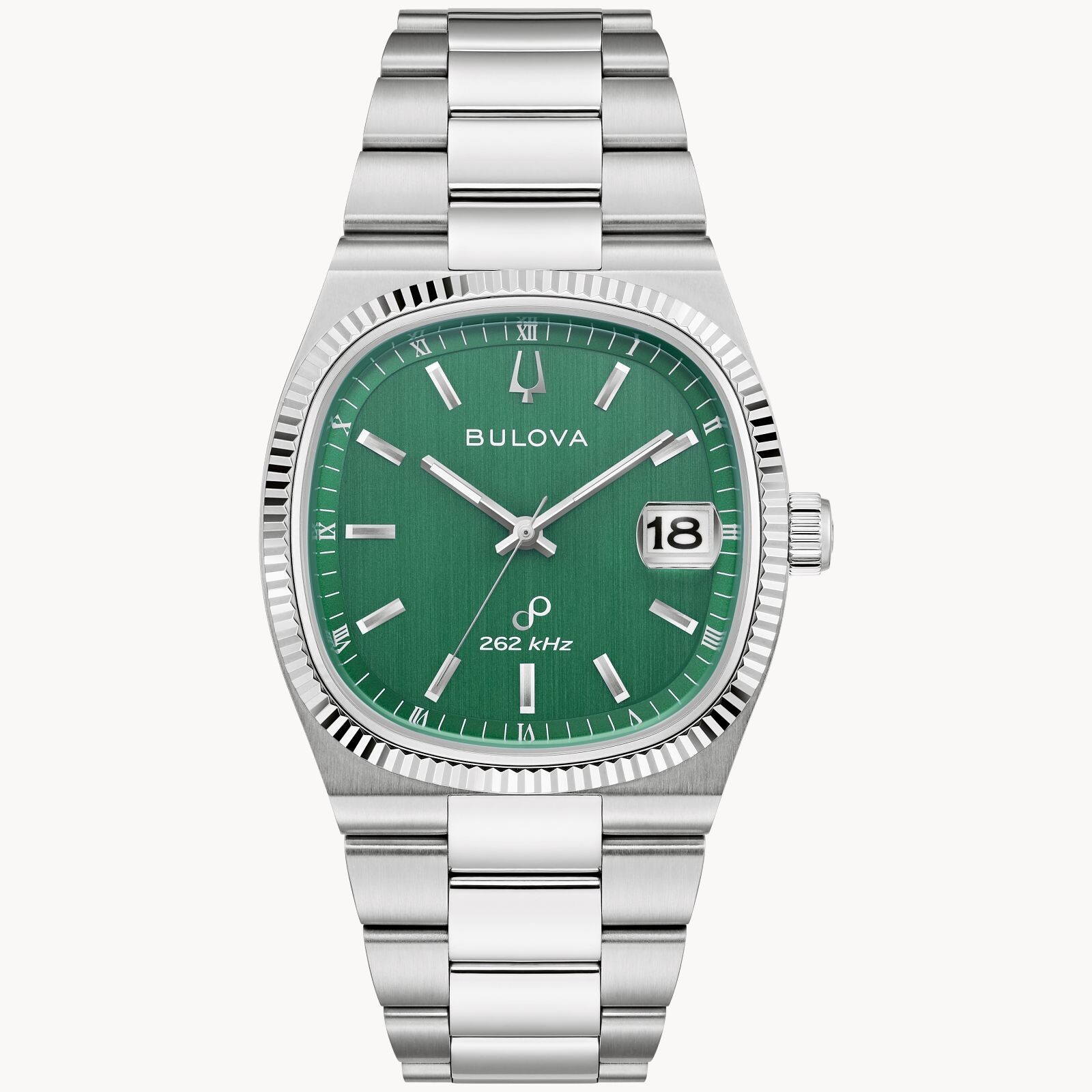 Bulova Super Seville 37.5mm Quartz Men’s Watch (Green Dial)