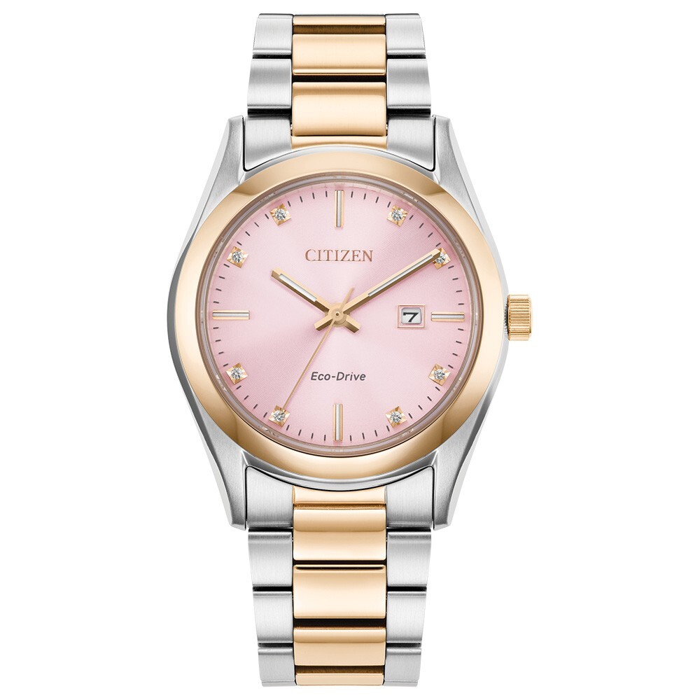 Citizen Women’s Luxury Eco-Drive Silver Stainless Steel Watch 33 MM EW2706-58X