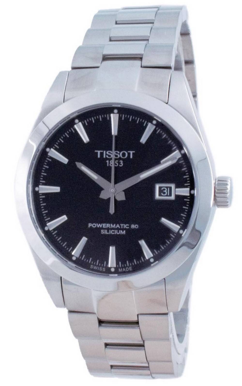 Tissot Gentleman Black Dial Automatic 100M T127.407.11.051.00 Men’s Watch