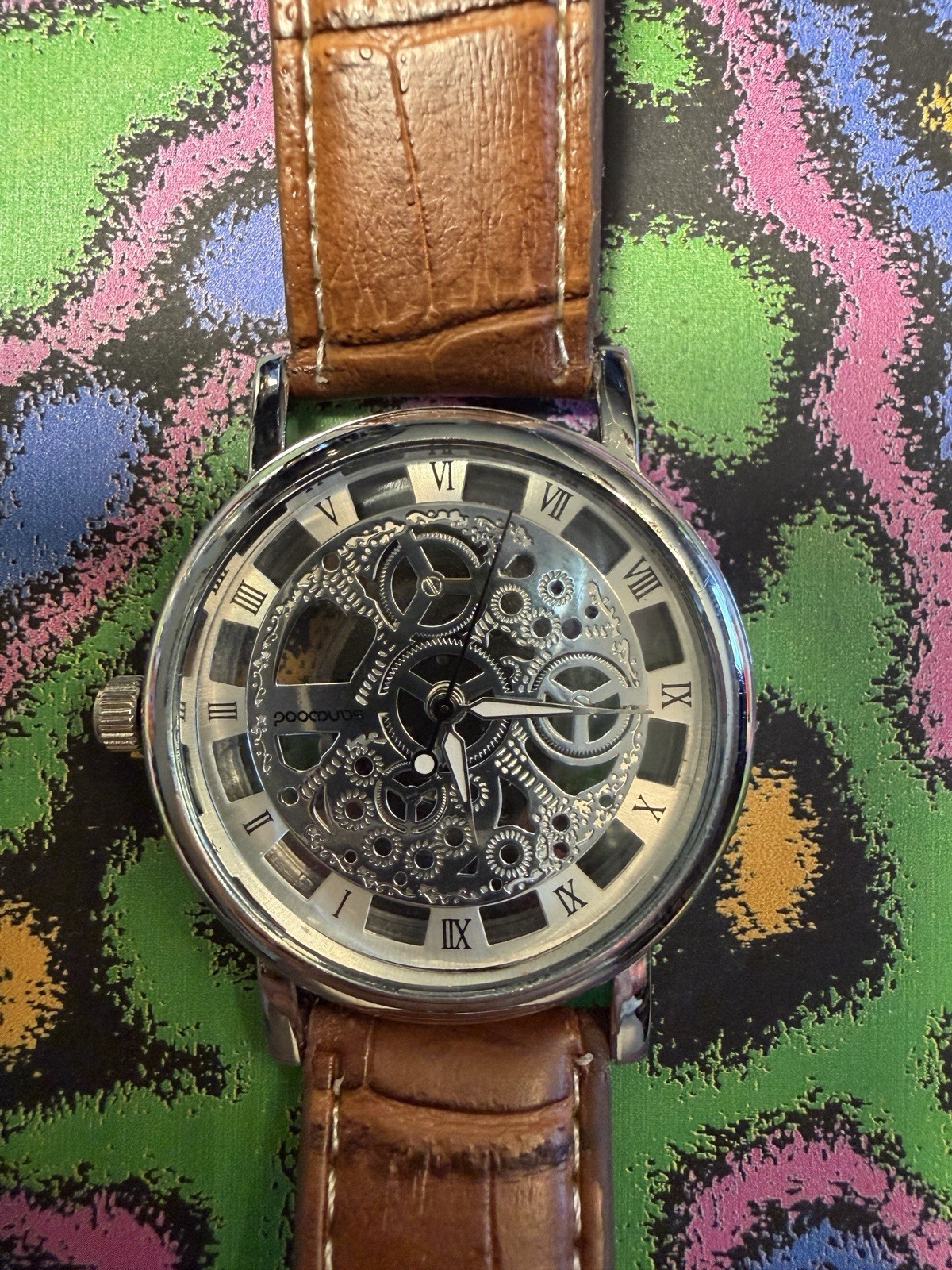 Lot 5 Men’s Watches All Running Quartz Mixed Styles LIGE Skeleton + More
