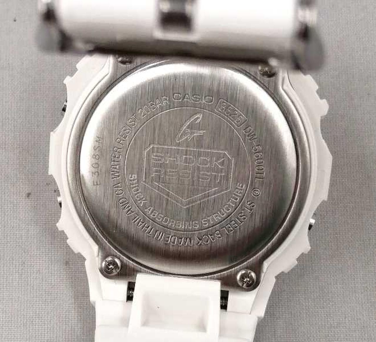 CASIO G-SHOCK DW-5600TL 7JF White Men Watch Auth Japan