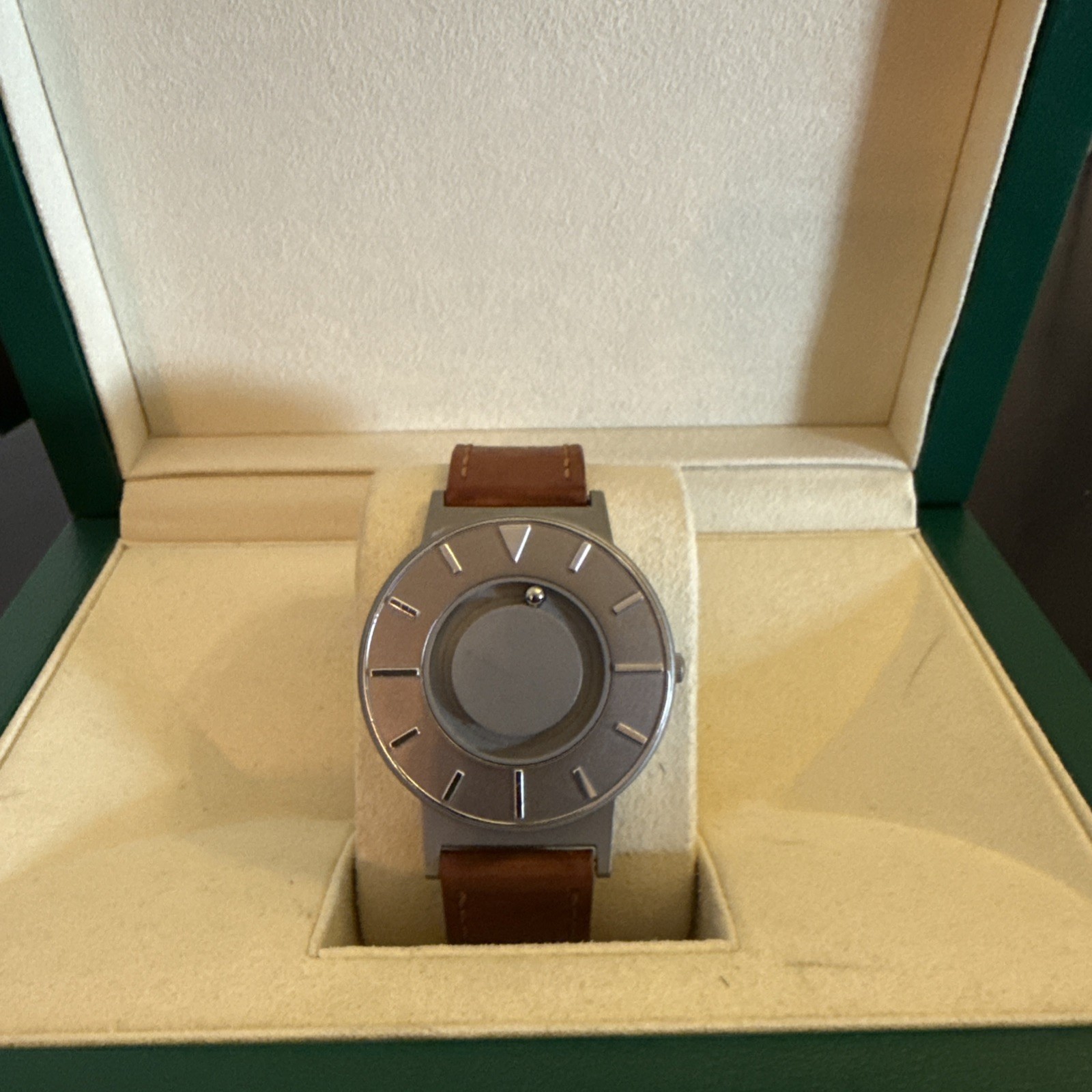 Eone Bradley Classic Canvas Watch Minimalist Face Italian Leather Band