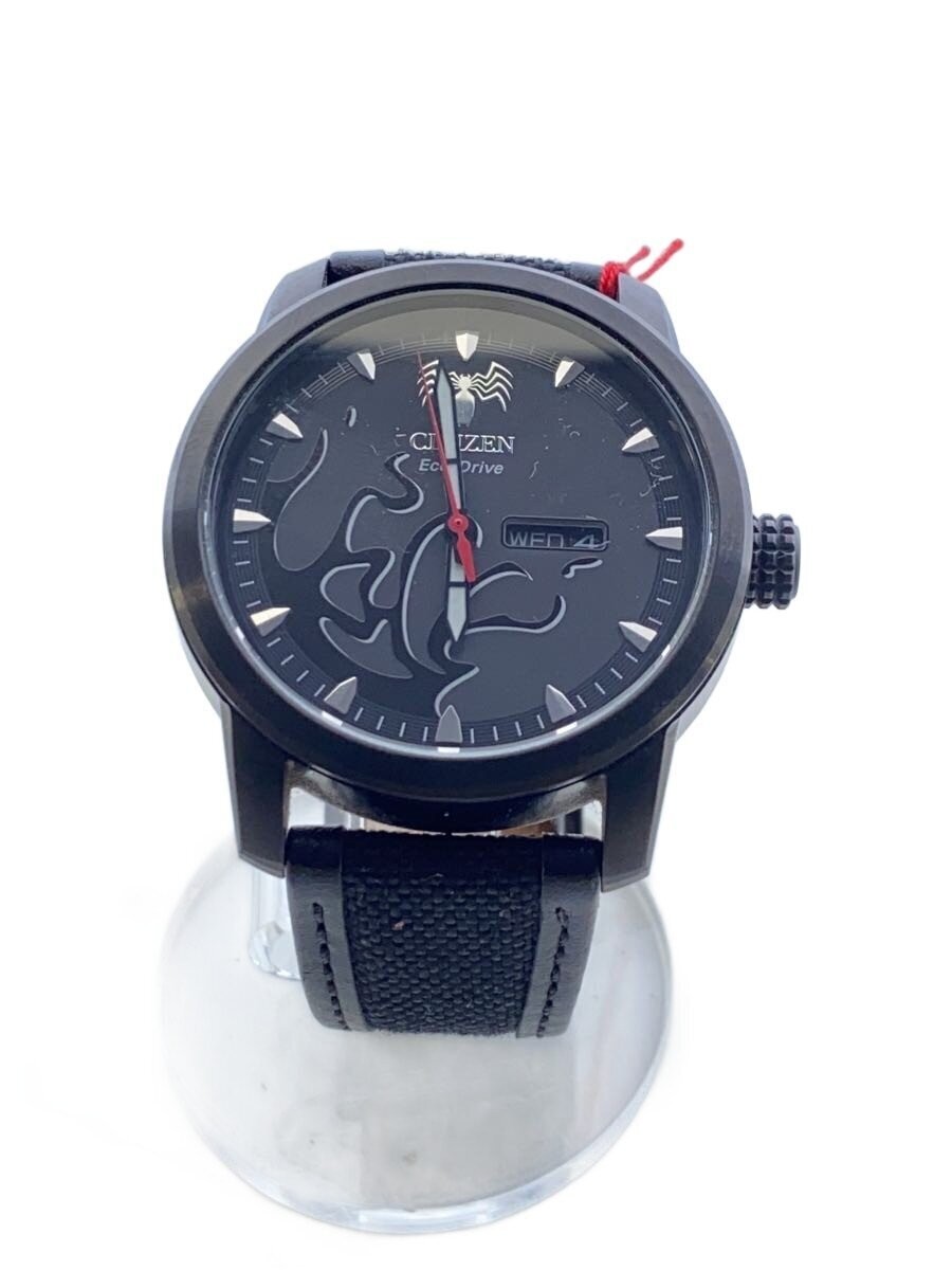 CITIZEN MARVEL Quartz Watch Analog BLK BLK E101 R013696 From Japan