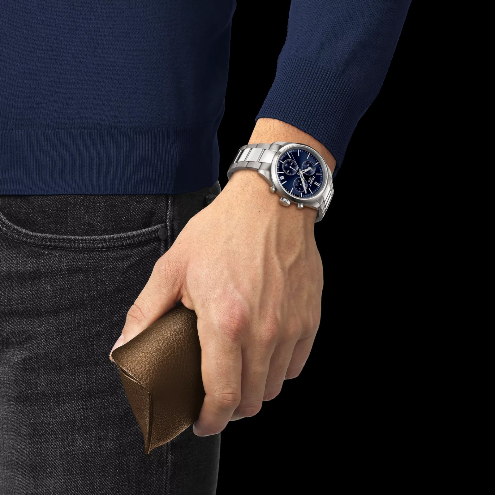 Tissot PR 100 Chronograph Quartz Blue Dial Men’s Watch T150.417.11.041.00