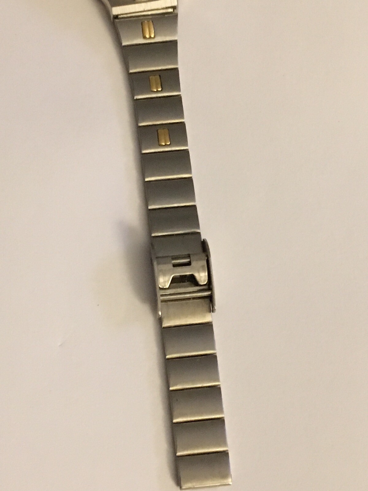 Vintage StMarin Silver tone Gold Trim Watch