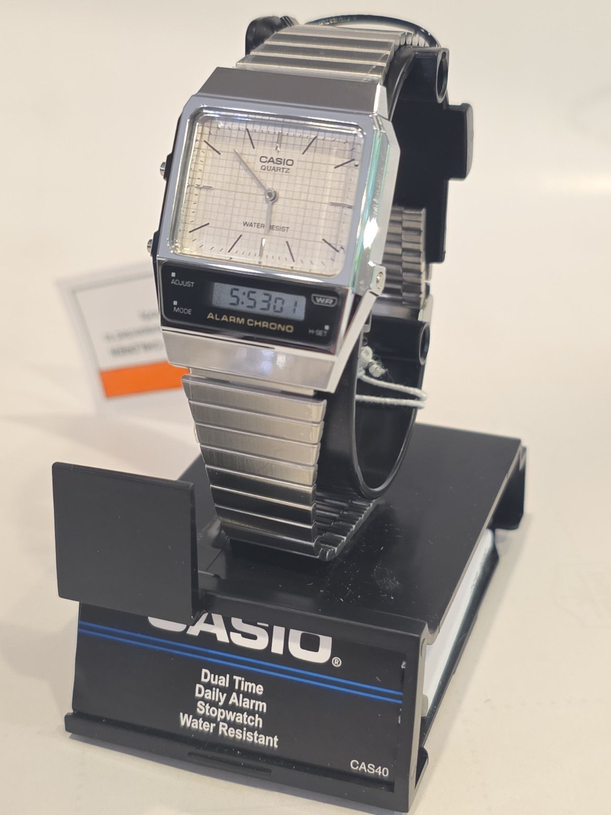 Casio AQ800E 7ATN Mens Analog Digital Dual Time Watch NEW Alarm Chrono