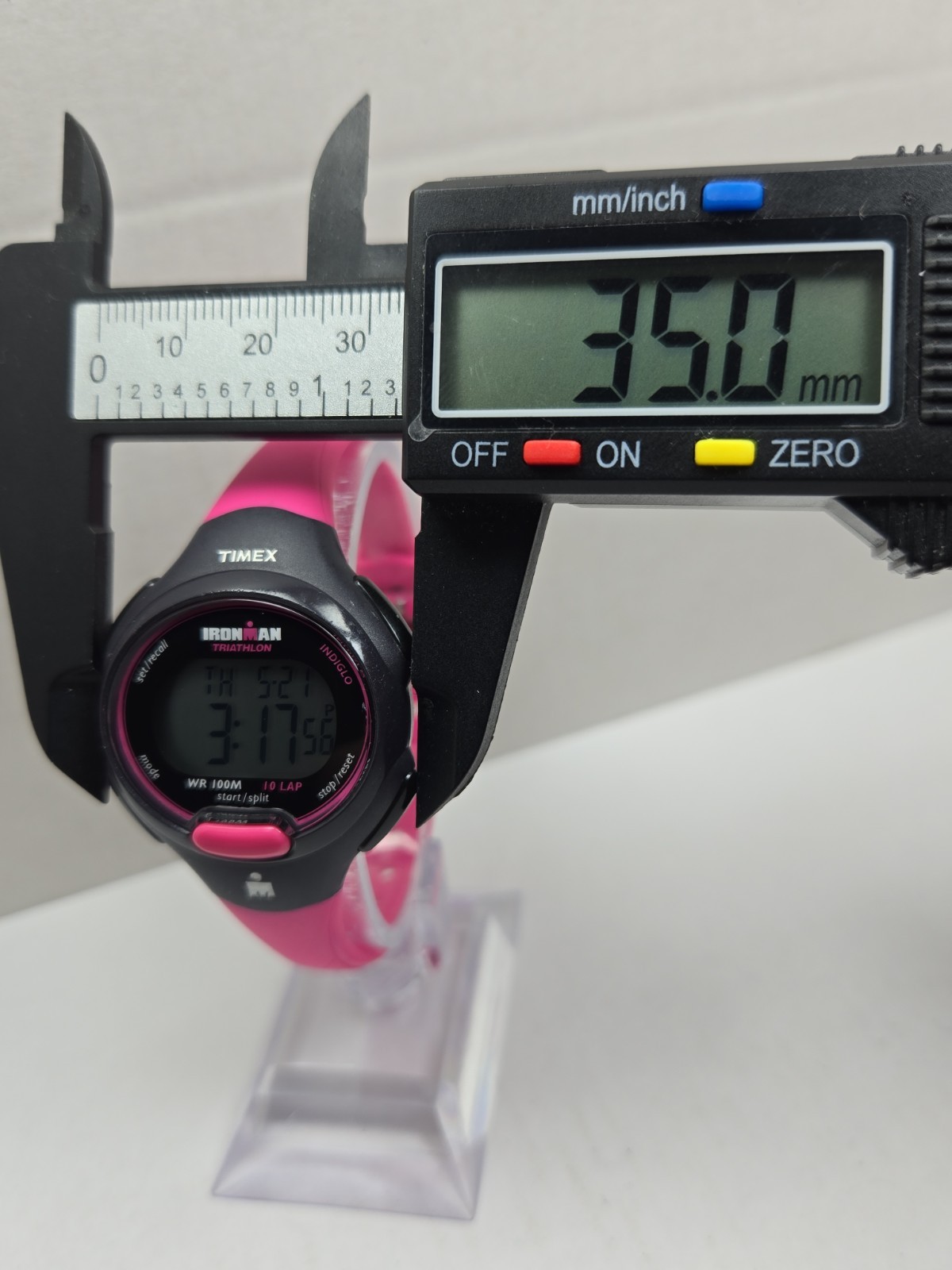 Timex Ironman Triathlon 10 Lap Womens Watch Pink Purple Indiglo New Battery