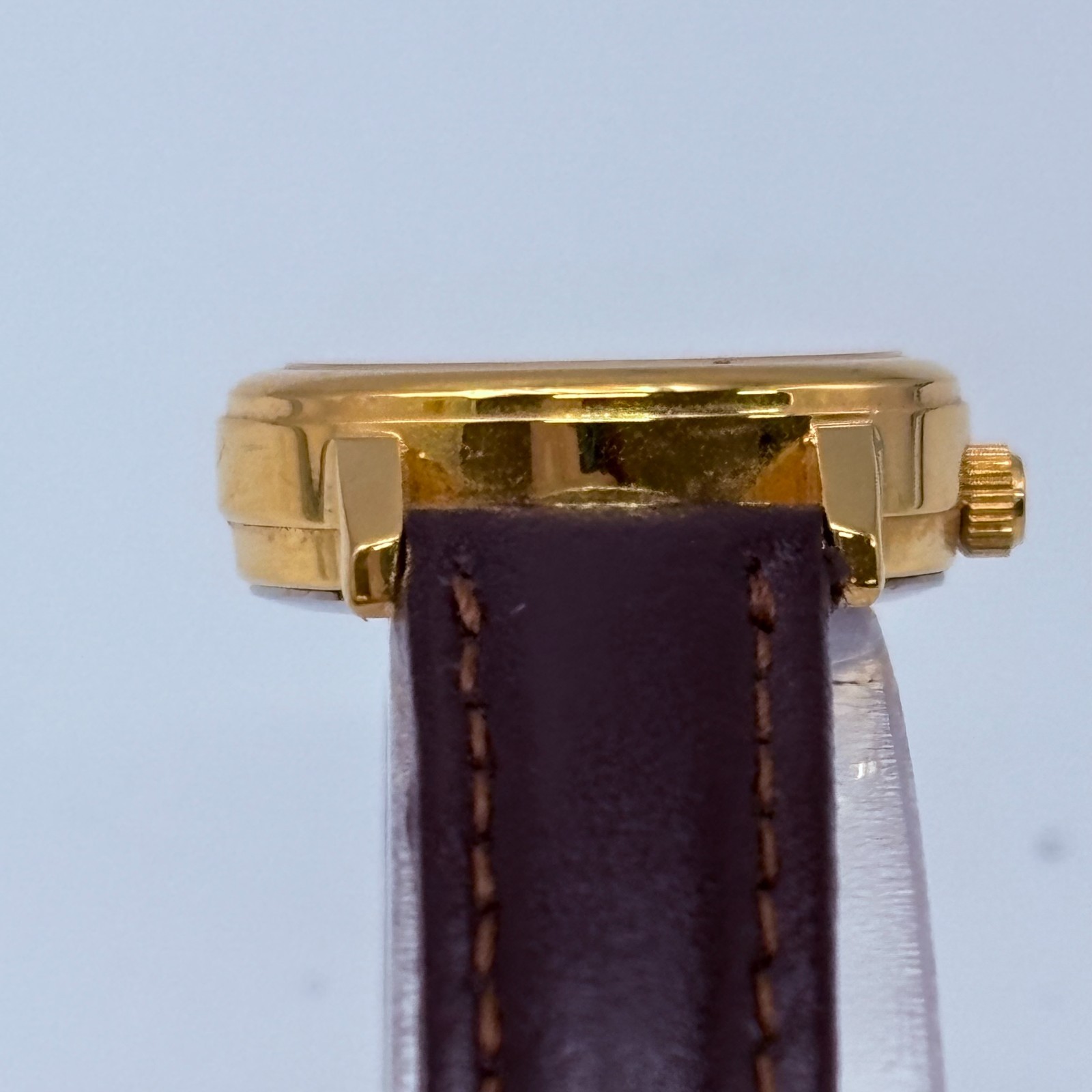 CASIO LTP-1095 Quartz Champagne gold dial Battery replaced 22.8mm