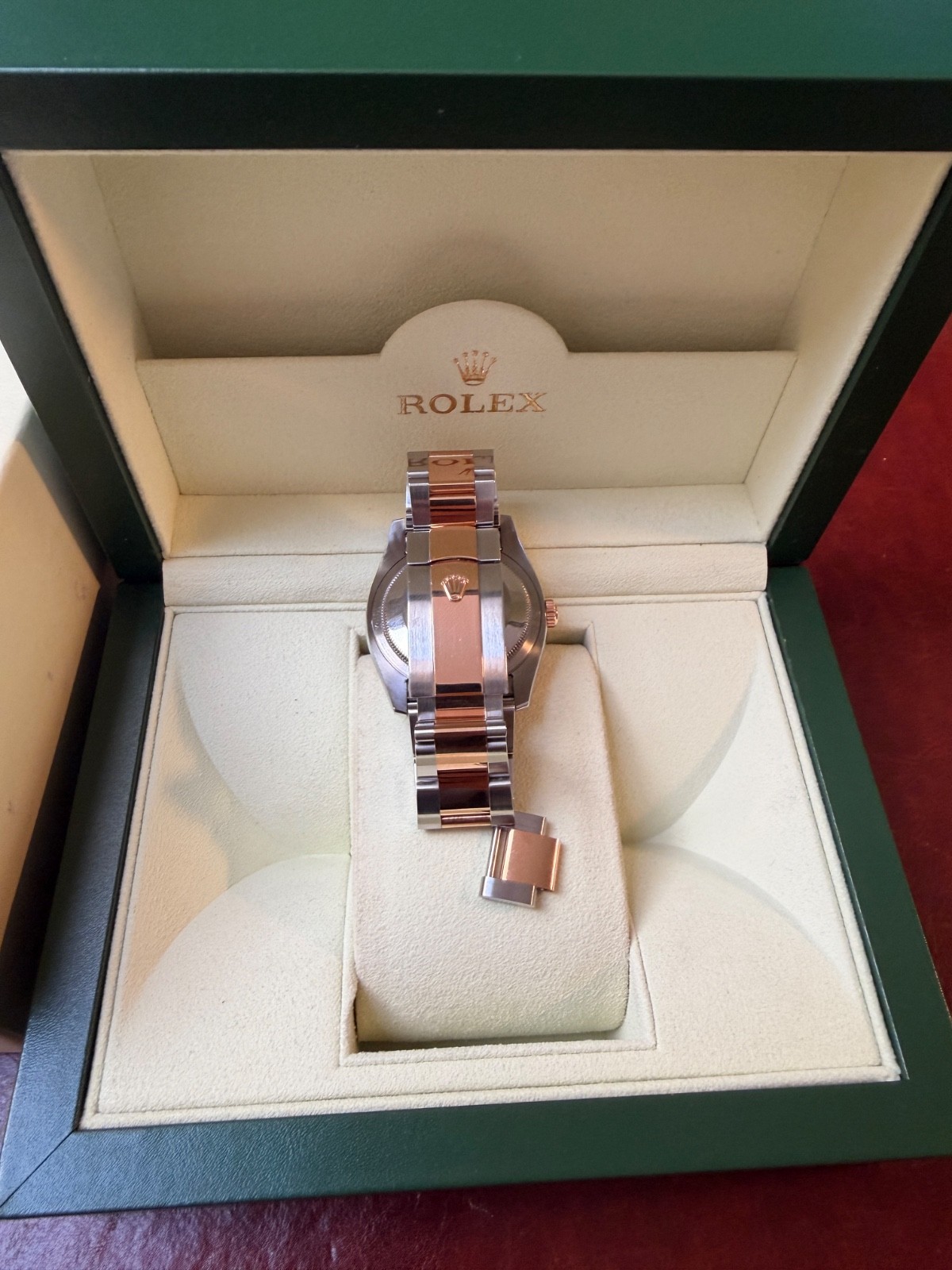 Rolex Datejust 116261 Rose Gold and SS Oyster Bracelet