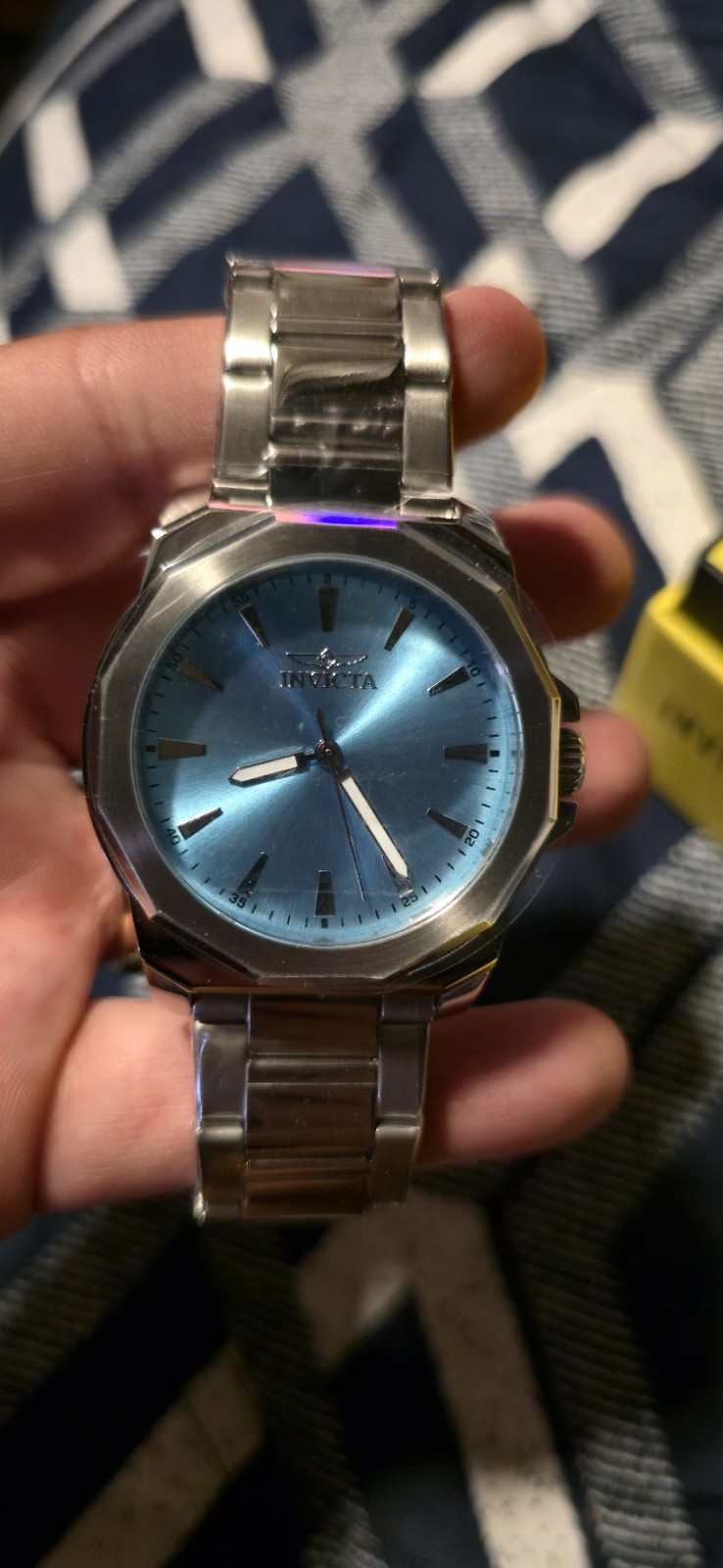 Invicta Speedway Dominus Men’s Watch – 42mm. Steel with Light Blue Dial