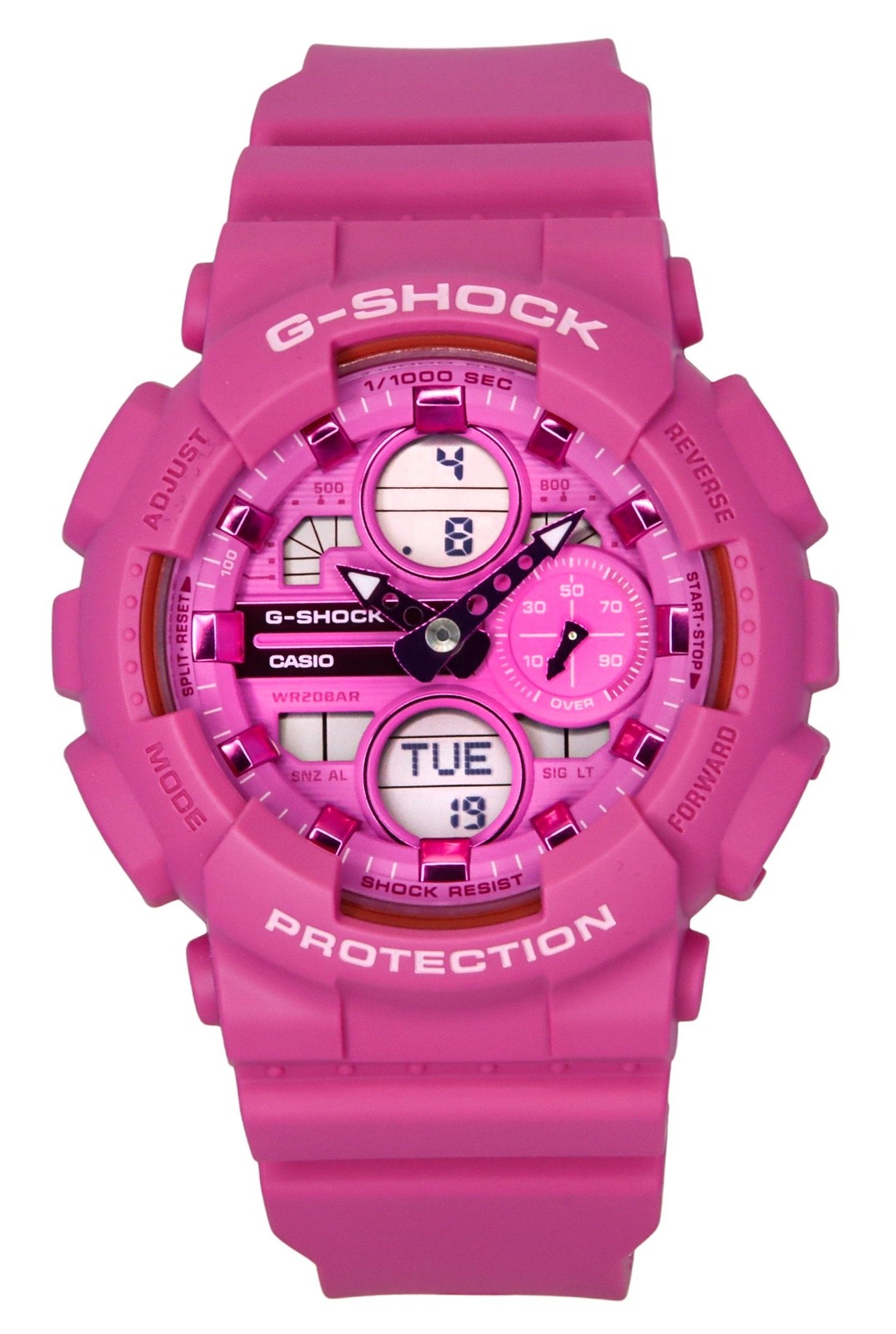 Casio G-Shock Pink Dial Quartz Sports 200M GMA-S140PP-4A Women’s Ladies Watch