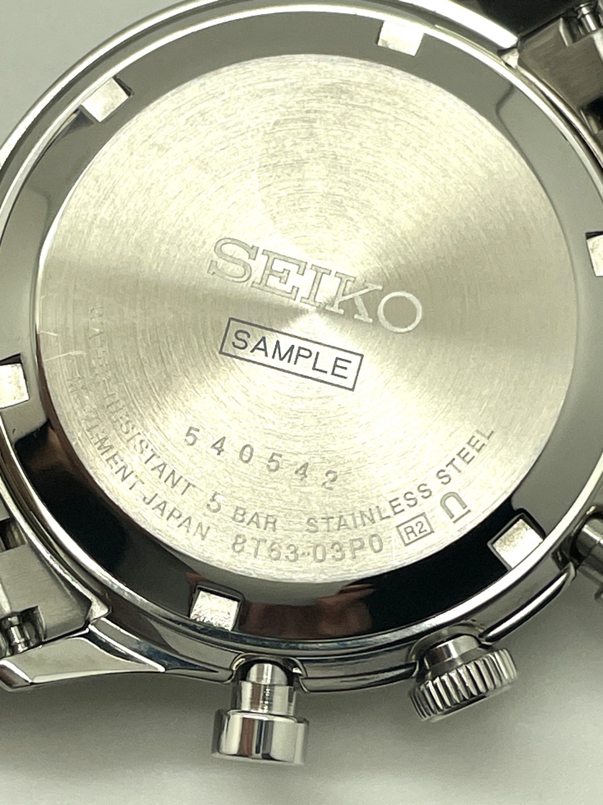 SEIKO MEN’S ESSENTIALS 8T63-03P0 NOT WORKING MVT 100M CHRONOGRAPH WATCH SSB481