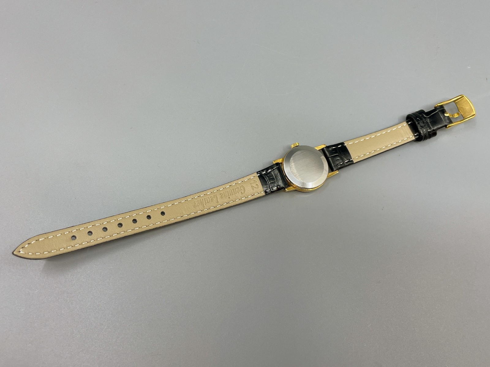 OMEGA De Ville Gold Dial Womens 22mm Watch Hand Winding Manual w/Box -US Stock