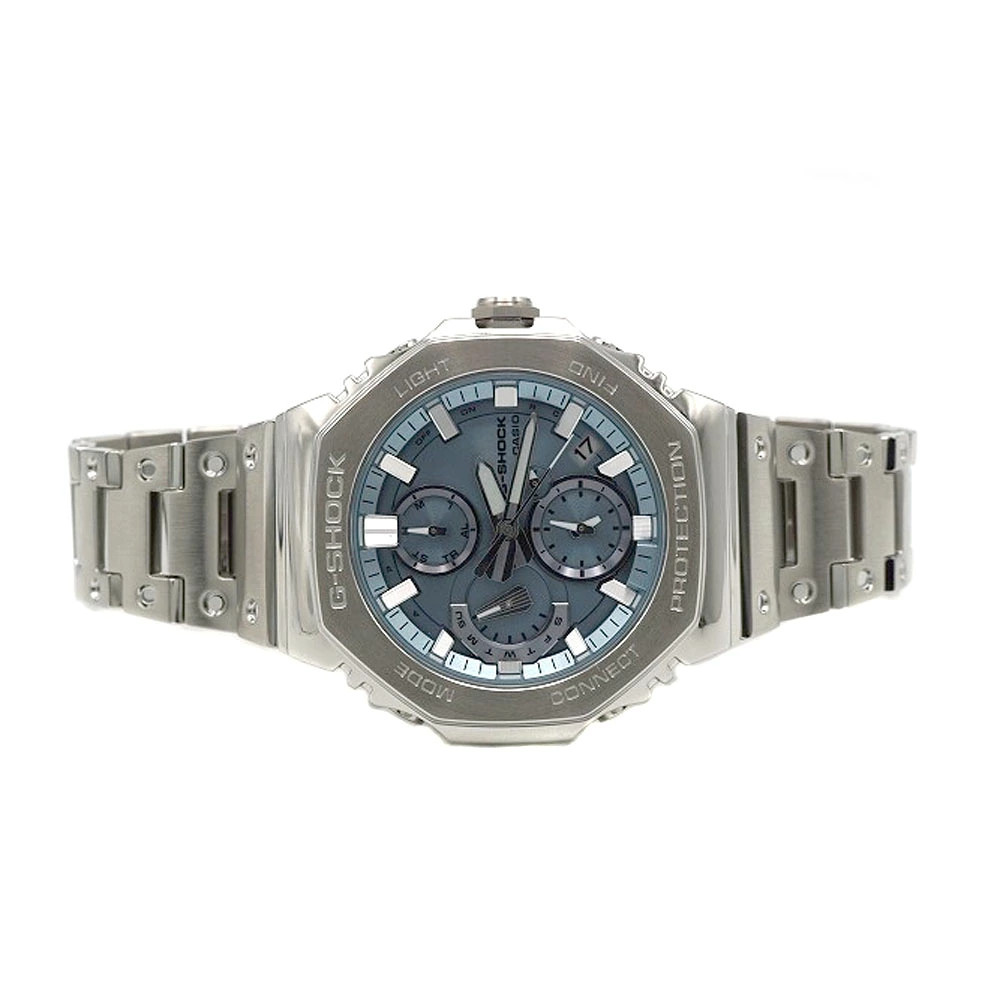 CASIO GMC B2100 2AJF G SHOCK full metal men’s tough solar silver wristwatch