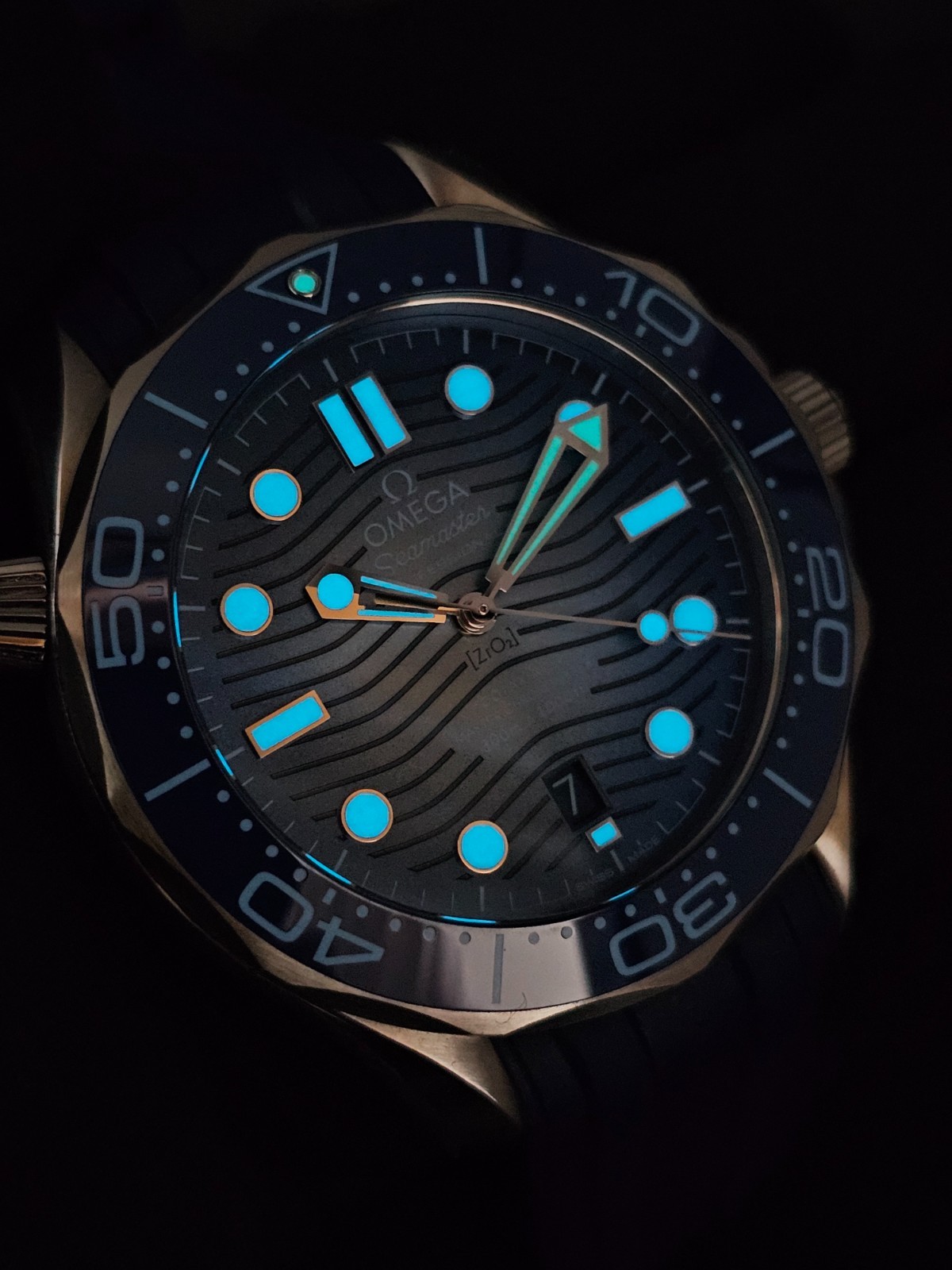 Omega Seamaster 300M 210.32.42.20.03.002 Summer Blue 42mm Full Set