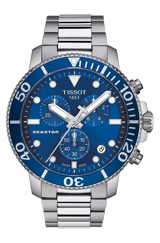 TISSOT Seastar 1000 Chronograph T120.417.11.041.00 Dial Blue Men’s Watch