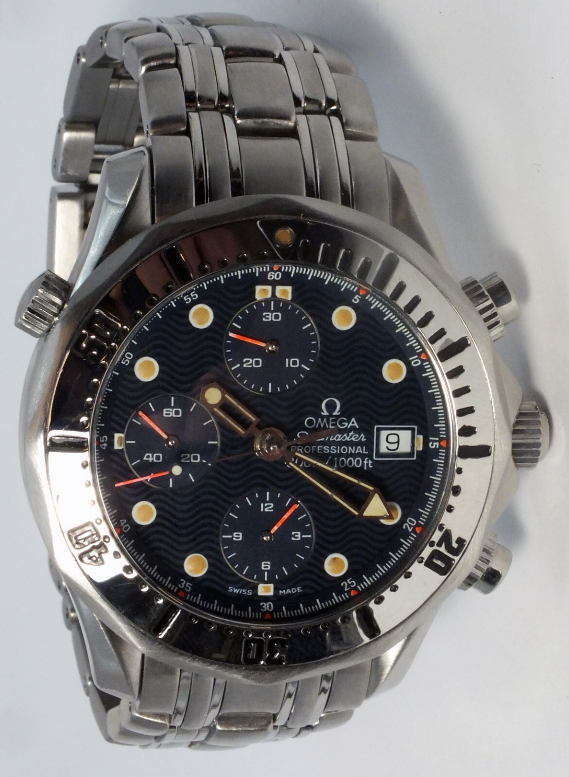Omega Seamaster Professional 300m Chronograph 41.5mm Wristwatch Serviced LH680