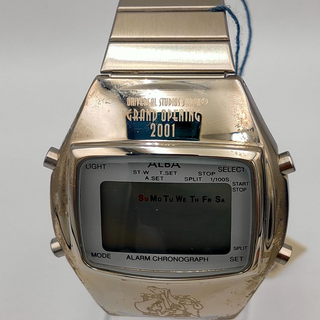 Rare Alba Y735 Universal Studios Japan Grand Opening 2001 Limited Edition Watch