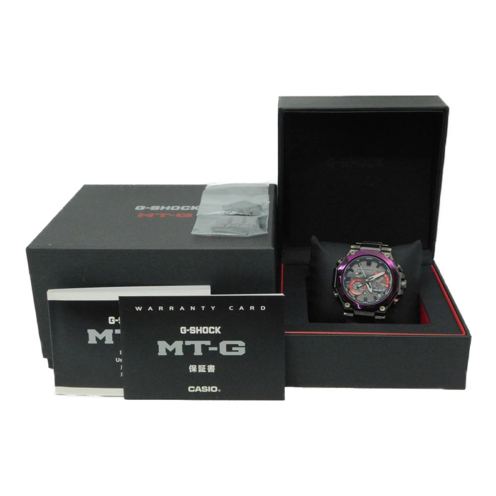 Casio G SHOCK MTG B2000BD 1A4JF Tough Solar Resin Band Black 20 ATM Water Resist