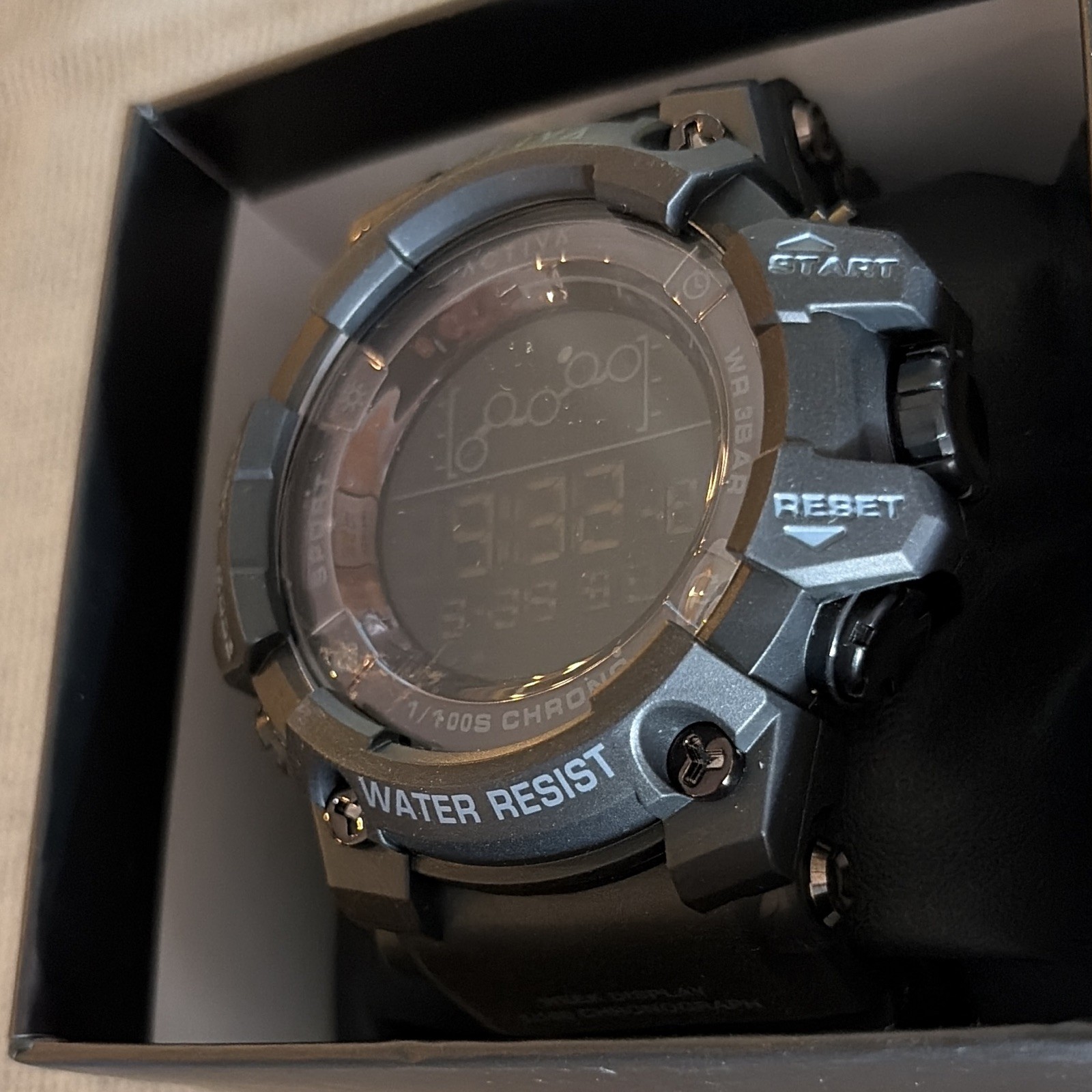Invicta Activa Summit X, 50mm,Digital, Black Resin/Rubber, Brand New w-Box