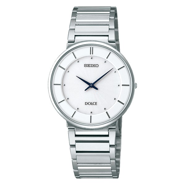 [B1P] Seiko Dolce SACK015 Thin 2 Hand Quartz White Dial Mens Watch [r3y]